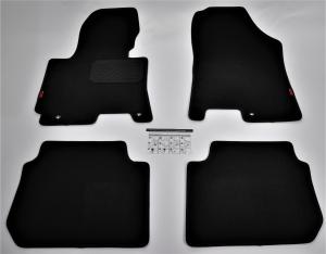 Коврик салона Kia Cerato седан III YD 2012- текстиль (4 предм.) COMFORT