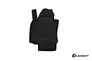 Коврик салона SKODA Octavia II, (Typ 1Z)(04-13), передний левый полиуретан черный (1 предм.) ELEMENT