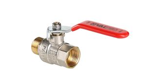 Кран 1/2 шаровой BASE вн-нар рукоятка VALTEC