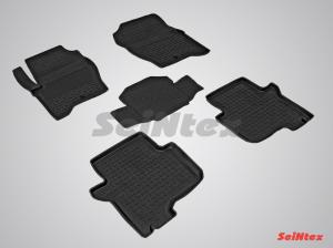 Коврик салона LAND ROVER Discovery III (04-09), LAND ROVER Discovery IV (09-17) резина высокий борт (5 предм.) SEINTEX