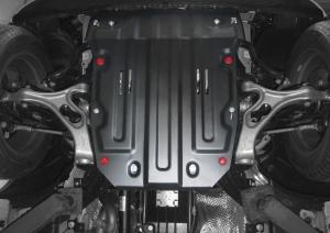 Защита картера и КПП VW Touareg (10-) (с крепежом) АВТОБРОНЯ 111.05824.2