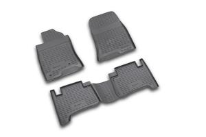 Коврик салона TOYOTA Land Cruiser Prado (03-09) полиуретан черный (4 предм.) ELEMENT