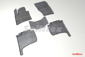 Коврик салона VW Touareg II (10-) резина, сетка (5 предм.) SEINTEX