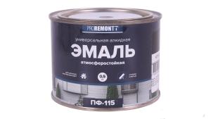 Эмаль черный 0.5кг PROREMONTT