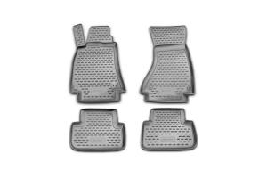 Коврик салона AUDI A-4 B8 (07-15), АКПП полиуретан черный (4 предм.) ELEMENT