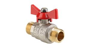 Кран 1/2 шаровой BASE нар-нар бабочка VALTEC