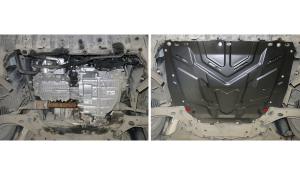 Защита картера и КПП FORD Focus (04-11/11-) (с крепежом) АВТОБРОНЯ 111.01850.1