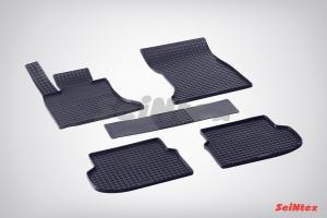 Коврик салона BMW 5 Ser F-10 (10-13) резина, сетка (5 предм.) SEINTEX