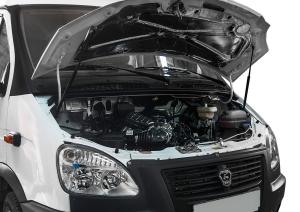 Амортизатор ГАЗ-3302 Бизнес (03-) капота (пружина газовая) комплект 2шт. АВТОУПОР UGABIZ011