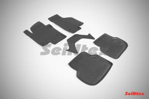Коврик салона VOLKSWAGEN Jetta (11-) резина высокий борт (5 предм.) SEINTEX