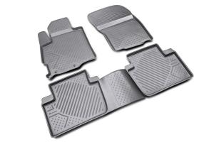 Коврик салона PEUGEOT 4007 (07-) полиуретан черный (4 предм.) ELEMENT