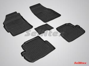 Коврик салона CHEVROLET Spark (09-15), RAVON R2 (16-) резина высокий борт (5 предм.) SEINTEX