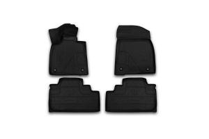 Коврик салона LEXUS RX (15-) 3D полиуретан черный (4 предм.) ELEMENT