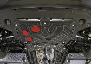 Защита картера и КПП HYUNDAI Creta (16-) (с крепежом) АВТОБРОНЯ 111.02360.1