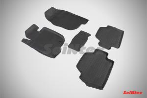 Коврик салона MITSUBISHI Pajero Sport (08-15) резина высокий борт (5 предм.) SEINTEX