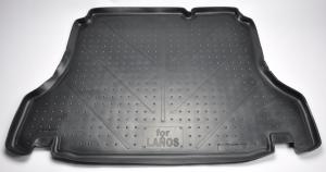 Коврик багажника Chevrolet Lanos T100,T150 седан 2005-, ЗАЗ Chance седан 2009- полиэтилен COMFORT