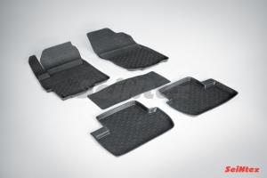 Коврик салона MITSUBISHI Lancer X (07-) резина высокий борт (5 предм.) SEINTEX