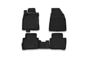 Коврик салона NISSAN Tiida (04-15) полиуретан черный (4 предм.) ELEMENT
