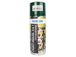 Грунт-эмаль по ржавчине 4 в 1 зеленый мох RAL 6005 аэрозоль 520мл VIXEN VX-516005