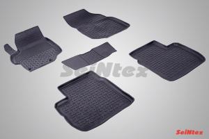 Коврик салона CITROEN Celysse (13-), PEUGEOT 301 (13-) резина высокий борт (5 предм.) SEINTEX