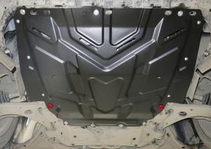 Защита картера и КПП FORD Focus (04-11/11-) (с крепежом) АВТОБРОНЯ 111.01850.1