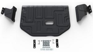 Защита картера и КПП FORD Tourneo Custom FWD (12-),Transit VII (14-) сталь 1.8мм АВТОБРОНЯ