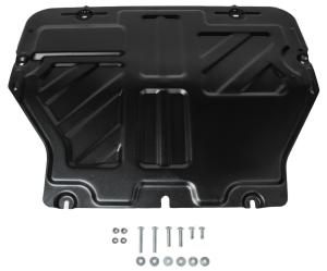 Защита картера и КПП VW T5 ,Caravelle,Multivan (03-) (с крепежом) АВТОБРОНЯ 111.05806.2