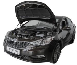 Амортизатор KIA Cerato (13-) капота (пружина газовая) комплект 2шт. АВТОУПОР UKICER012
