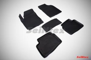 Коврик салона KIA Cee'D (07-12) резина высокий борт (5 предм.) SEINTEX