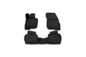 Коврик салона FORD Mondeo (15-) 3D полиуретан черный (4 предм.) ELEMENT