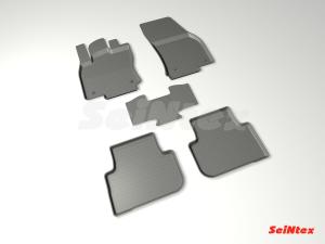 Коврик салона VOLKSWAGEN Tiguan II (17-) резина высокий борт (5 предм.) SEINTEX