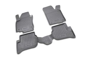 Коврик салона VW Golf Plus (04-) полиуретан черный (4 предм.) ELEMENT