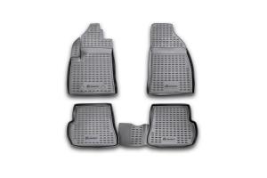 Коврик салона FORD Fusion (02-), Fiesta (02-08) полиуретан черный (4 предм.) ELEMENT
