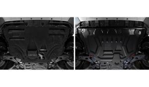 Защита картера и КПП FORD Kuga (16-) (Ecoboost) (с крепежом) АВТОБРОНЯ 111.01873.1