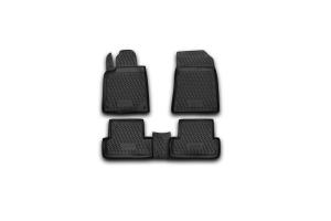 Коврик салона PEUGEOT 407 (04-) полиуретан черный (4 предм.) ELEMENT
