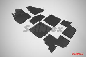 Коврик салона FORD Explorer V (V=3.5L) (10-15), FORD Explorer V (15-) резина высокий борт (7 предм.) SEINTEX