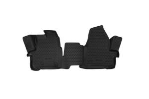 Коврик салона FORD Transit (1+2 seats) (14-15) передний 3D полиуретан черный (2 предм.) ELEMENT