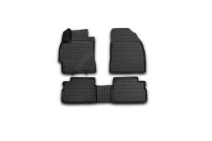 Коврик салона TOYOTA Corolla (07-13) 3D полиуретан черный (4 предм.) ELEMENT