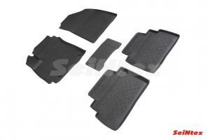 Коврик салона KIA Soul III (19-) резина высокий борт (5 предм.) SEINTEX