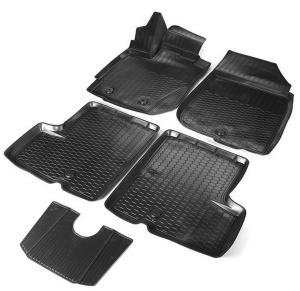 Коврик салона Nissan Terrano III рестайлинг (FWD/4WD) (17-),Renault Duster I рестайлинг (FWD/4WD) (15-), полиуретан (5 предм.) RIVAL