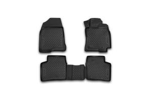 Коврик салона TOYOTA Prius-20 RH /DAA-NHW20/ (03-09), П.Р. 3D полиуретан серый (4 предм.) ELEMENT