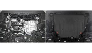 Защита картера и КПП AUDI A3 (12-20) (с крепежом) АВТОБРОНЯ 111.05128.1