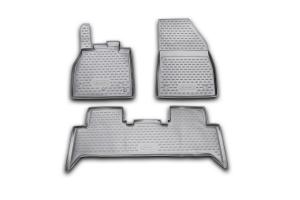 Коврик салона RENAULT Scenic III (10-) полиуретан черный (3 предм.) ELEMENT