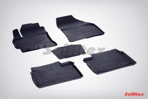 Коврик салона TOYOTA Corolla (E160) (13-18) резина высокий борт (5 предм.) SEINTEX