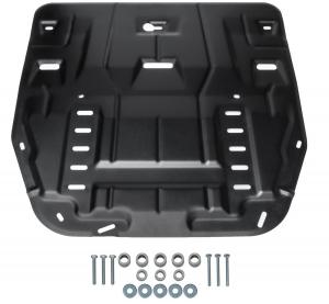 Защита картера и КПП HYUNDAI Santa Fe IV рест.(21-),Tucson (21-),KIA Sorento (20-) сталь АВТОБРОНЯ