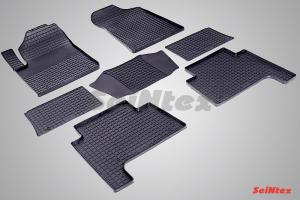 Коврик салона INFINITI Qx56 II (10-), NISSAN Patrol VI (10-) резина, сетка (7 предм.) SEINTEX