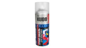 Грунт-эмаль для пластика серый RAL 7031 аэрозоль 520мл KUDO KU-6001, KUDO KU-6001