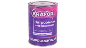 Эмаль зеленая 0.7кг KRAFOR