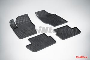 Коврик салона PEUGEOT 307 (01-08) резина, сетка (4 предм.) SEINTEX