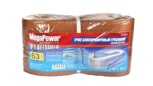 Трос буксировочный 63т 5м-180мм ленточный (петля-петля) MEGAPOWER M-75563